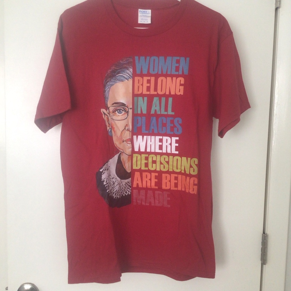 Ruth Bader Ginsburg “Women Belong in All Places” Graphic Tee